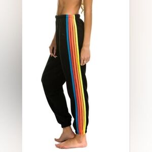 Aviator Nation Black Sweatpants Sz L